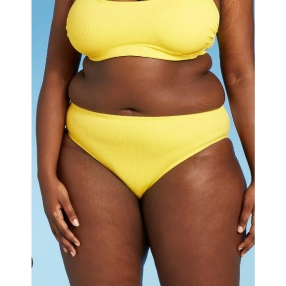 Xhilaration Ribbed cheeky hipster bikini bottom - Picture 1 of 14